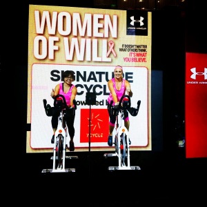 Working out for Under Armour at an awesome sponsored event!